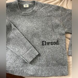 Elwood Crewneck Logo Sweater Grey